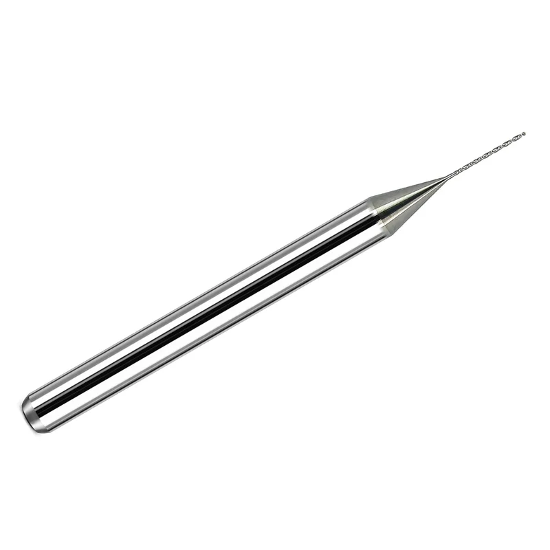0.0122" (0.31mm) Left Hand Solid Carbide Micro Drill Bit AlTiN Coated Kyocera 226L-0122.225 K170