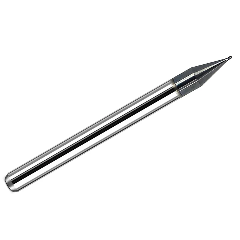 0.0170" Kyocera (0.43mm) 4-Flute Ball Nose Carbide End Mill AlTiN 1/8" Shank 1835-0170L026 K116