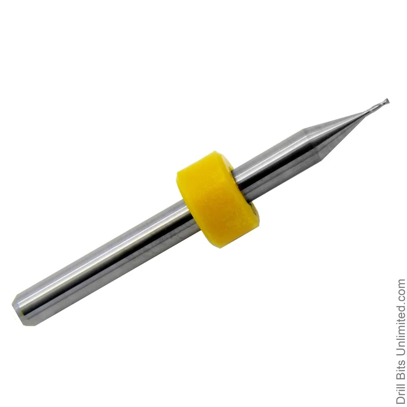 0.0200" (0.50mm) 2-Flute Square End Carbide End Mill .079" LOC M105A