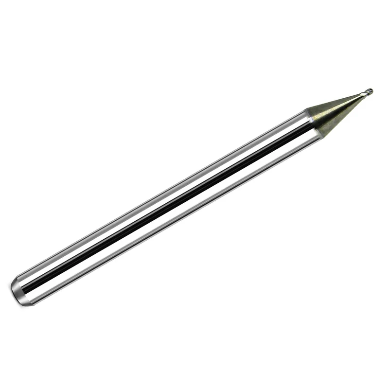 0.0230" Kyocera Ball Nose Carbide End Mill 4-Flute 1835-0230.035 K075