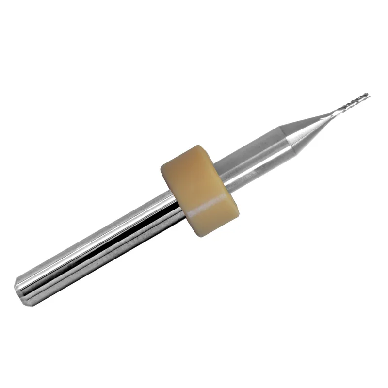 0.0236" (0.60mm) Diamond Flute Carbide Router, .118" LOC, Fish Tail, 1/8" Shank Kyocera R104
