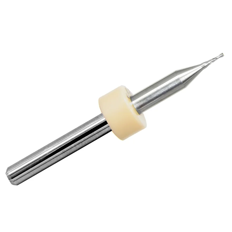 0.0240" (0.60mm) 2-Flute Square End Carbide End Mill M200A