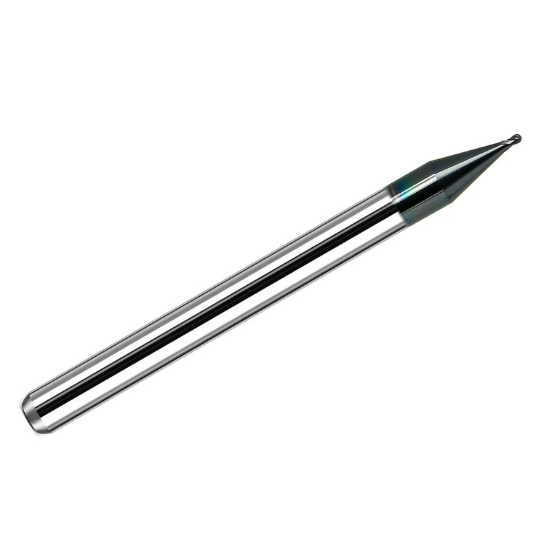 0.0250" Kyocera Ball Nose Carbide End Mill 4-Flute AlTiN 1835-0250L037 K074