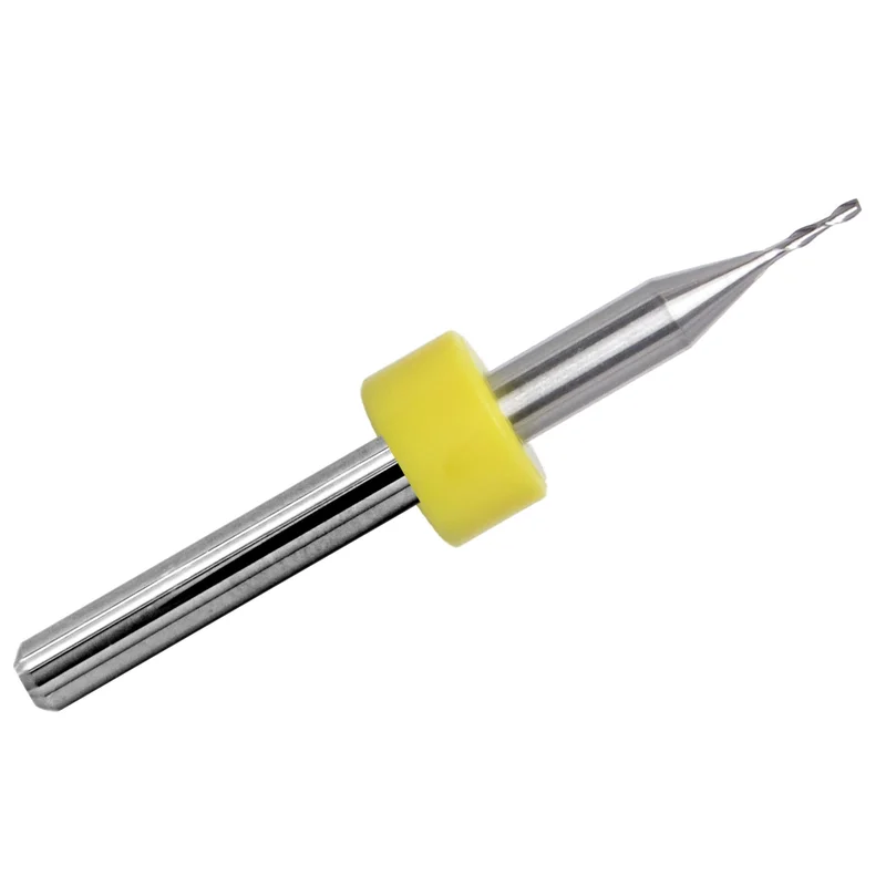 0.0276" (0.70mm) 2-Flute Square End Carbide End Mill M204