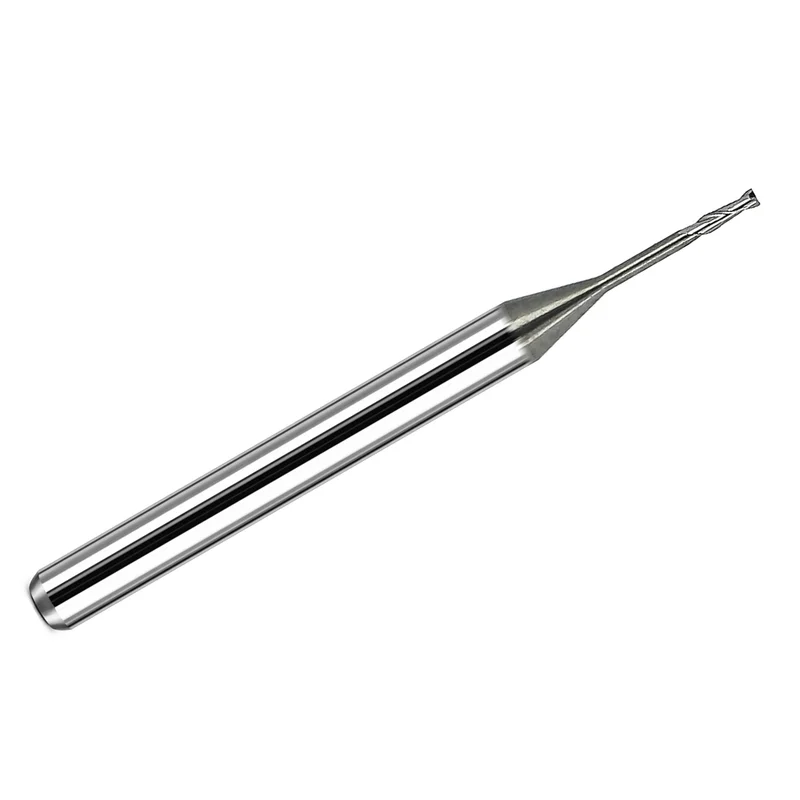 0.0350" Kyocera 0.0350" 2-Flute Extended Reach Square End Carbide End Mill 1/8" Shank 1640-0350.315 K142