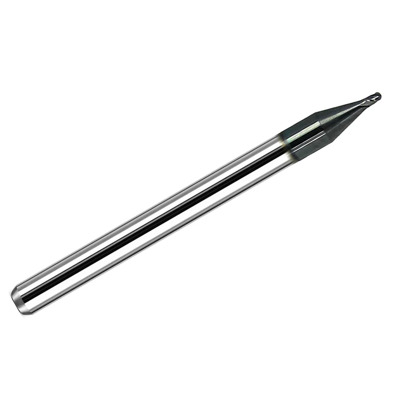 0.0350" Kyocera (0.90mm) 4-Flute Ball Nose Carbide End Mill AlTiN 1/8" Shank 1835-0350L052 K114