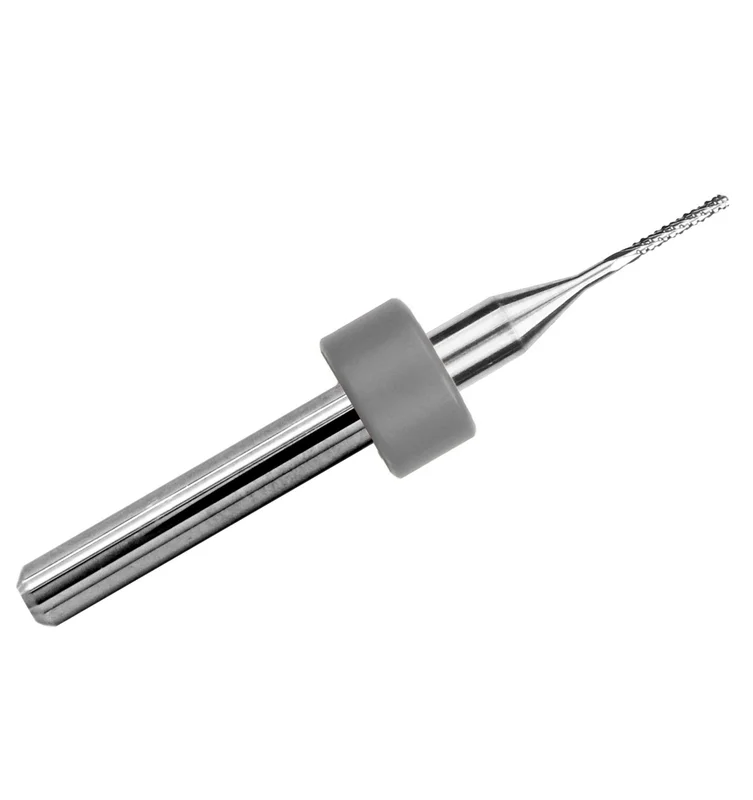 0.0354" (0.90mm) Chip Breaker Carbide Router .256" LOC Drill Point 1/8" Shank R151