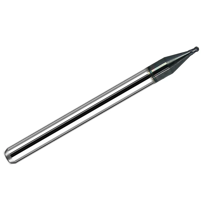 0.0360" Kyocera (0.91mm) 4-Flute Ball Nose Carbide End Mill AlTiN 1/8" Shank 1835-0360L054 K113