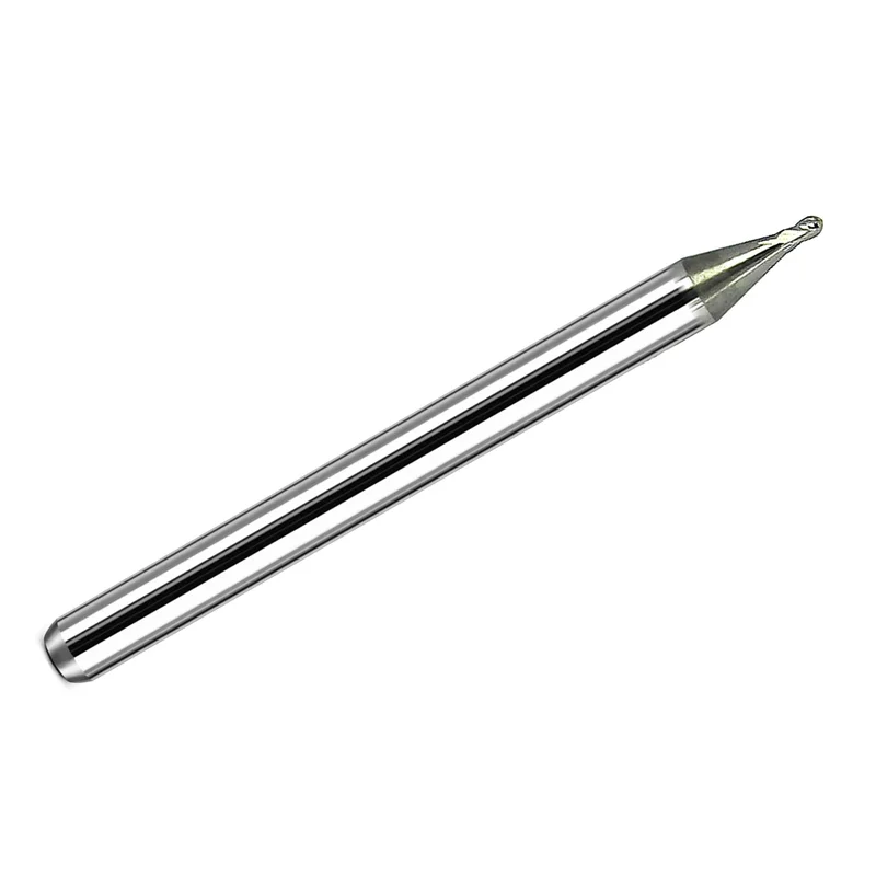 0.0380" Kyocera (0.97mm) 4-Flute Ball Nose Carbide End Mill Uncoated 1/8" Shank 1835-0380.057 K112
