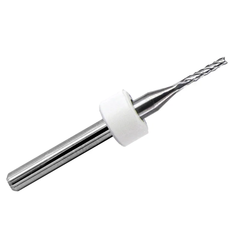 0.050" Diamond Flute Carbide Router, .250" LOC, Up Cut, Fish Tail R122A