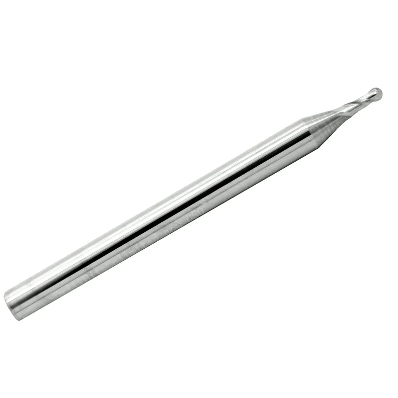 0.0500" 2-Flute Ball Nose Carbide End Mill  .125" LOC  1/8" Shank