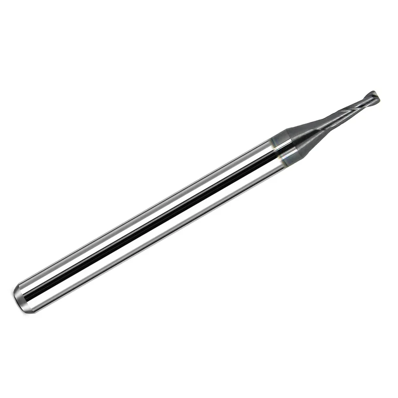 0.0500" 2-Flute Corner Radius Carbide End Mill .005" Radius AlTiN Kyocera 1612-0500L150CR K173