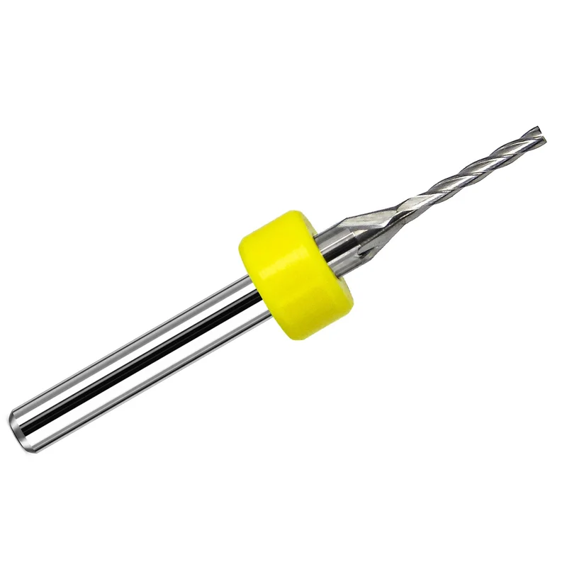 0.0500" x .325" LOC 4 Flute Up Cut Carbide End Mill, Square End, 1/8" Shank AP-49