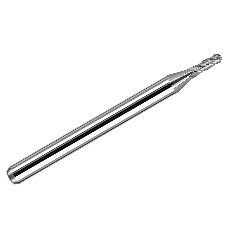 0.0625" (1/16") Kyocera (0.0625") 4-Flute Ball Nose Carbide End Mill Uncoated 1/8" Shank 1825-0625.188 K120