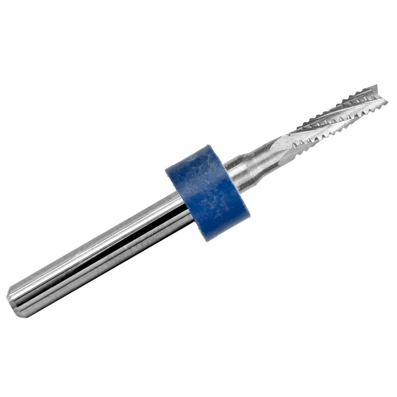 0.0669" (1.70mm) Chip Breaker Carbide Router .360" LOC Fish Tail 1/8" Shank R163
