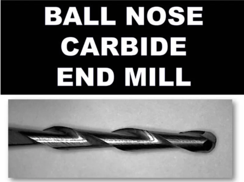 0.0787" (2.00mm) .079" x .700" LOC Ball Nose 2-Flute Carbide End Mill M133