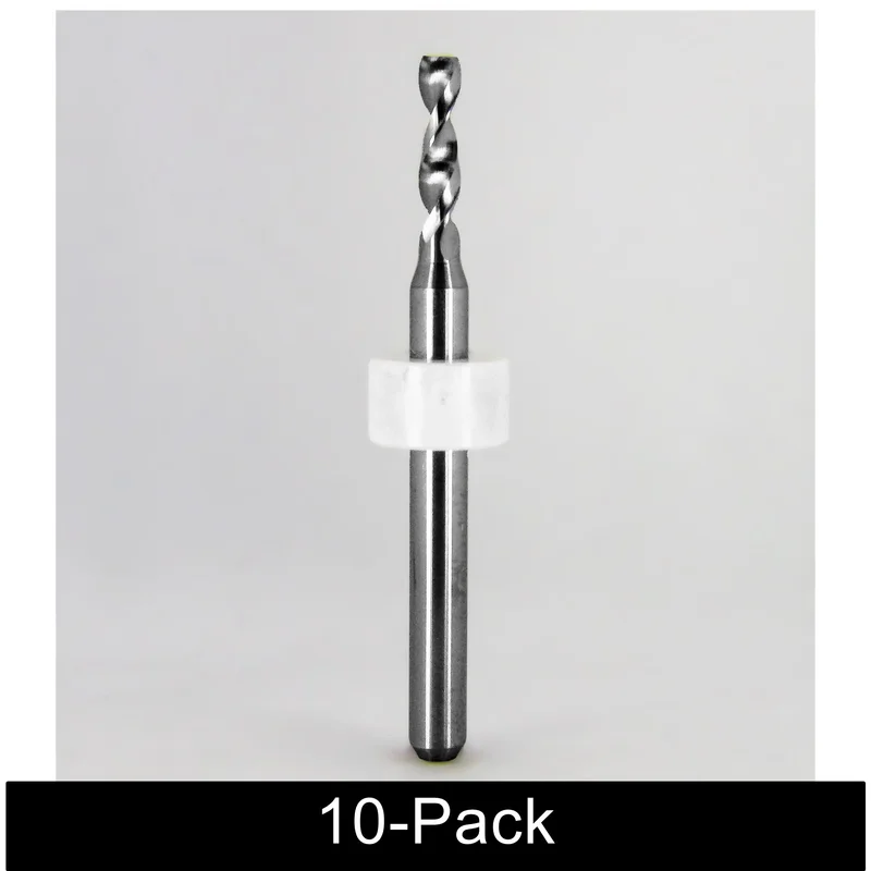 0.0886" (2.25mm) Solid Carbide Counterbore Drill 0.400" LOC 1/8" Shank 10-Pack