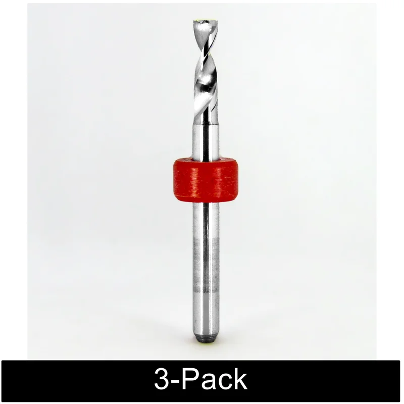 0.1102" (2.80mm) Solid Carbide Counterbore Drill 0.400" LOC 1/8" Shank 3-Pack