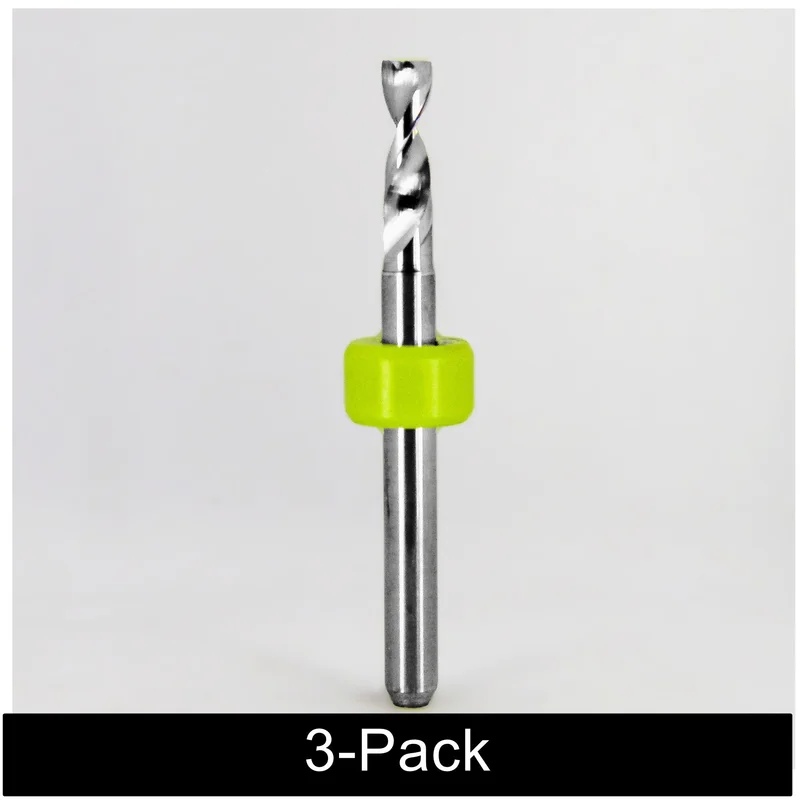 0.1142" (2.90mm) Solid Carbide Counterbore Drill 0.400" LOC 1/8" Shank 3-Pack