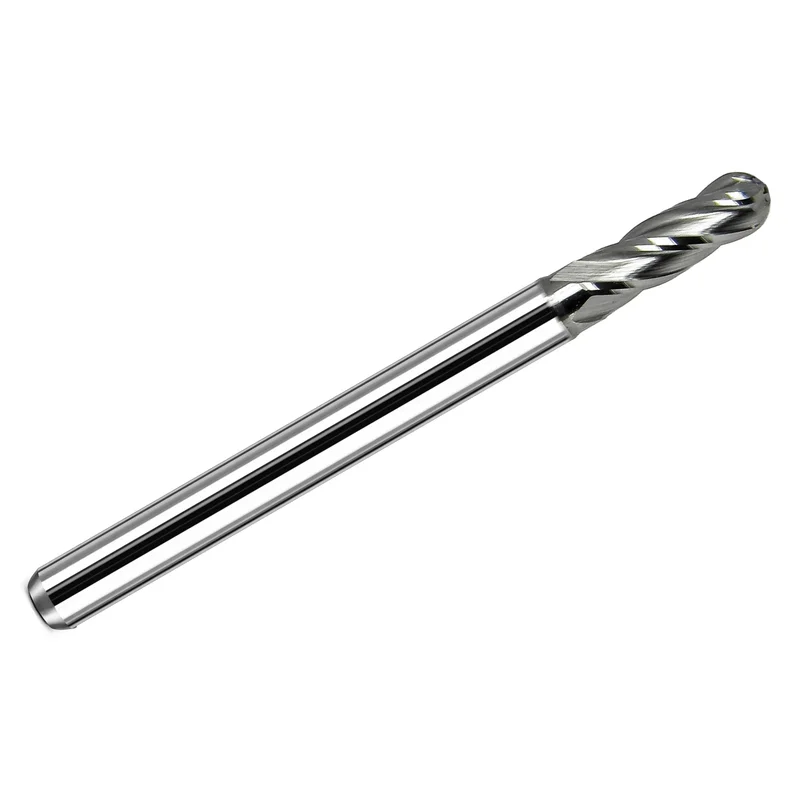 0.1150" Kyocera Ball Nose Carbide End Mill 4-Flute 1825-1150.345 K076
