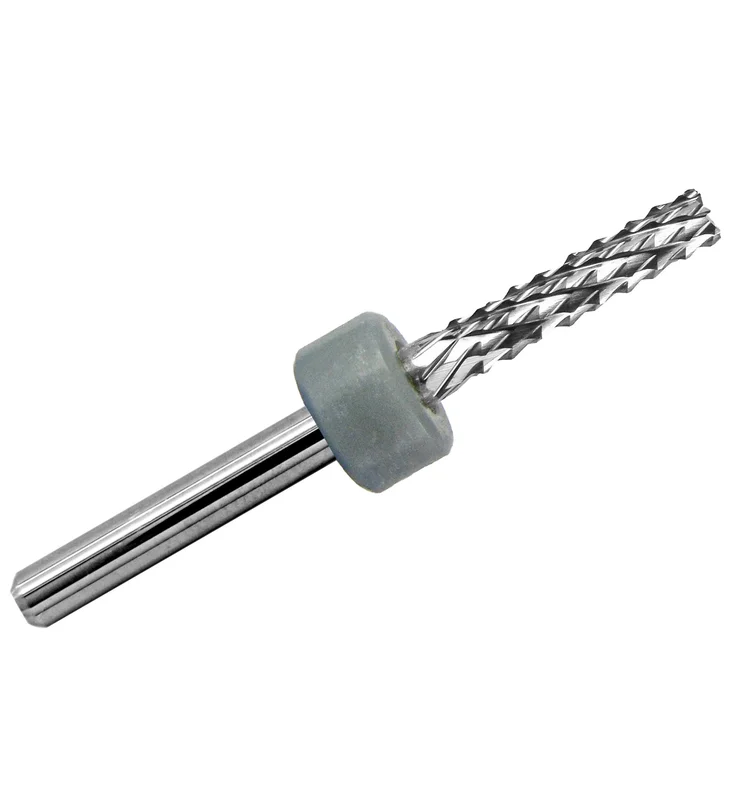 0.1181" (~1/8) 3.00mm Diamond Flute Carbide Router, .600" LOC, Up Cut, Square End, 1/8" Shank R143