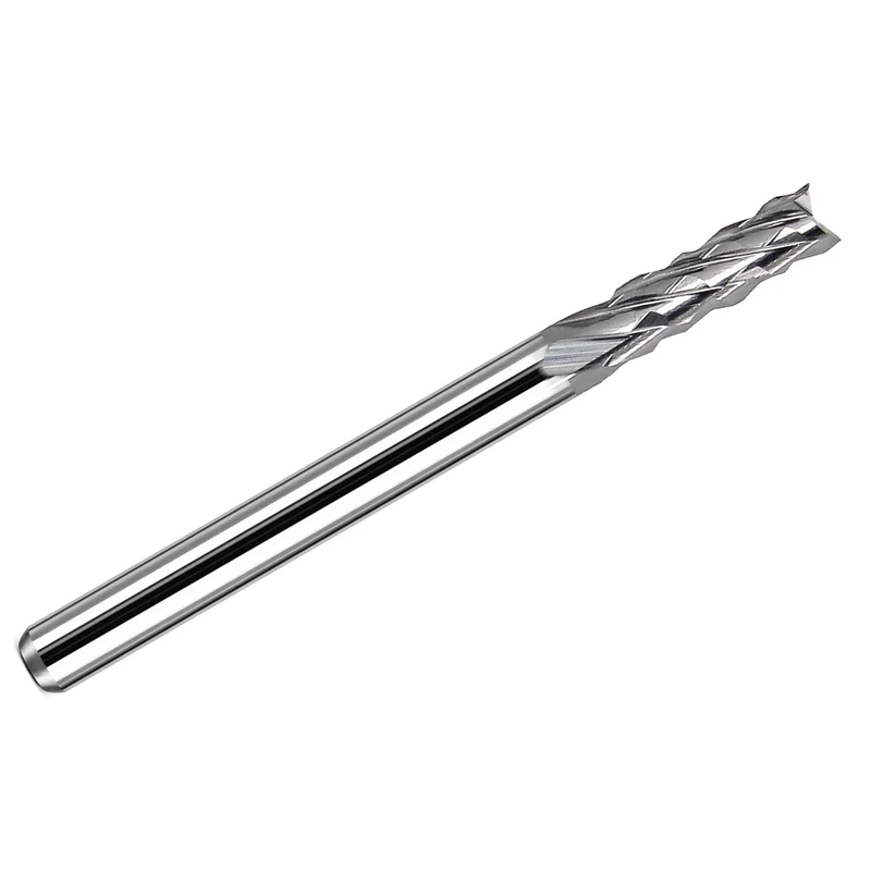 0.1220" (3.10mm) Diamond Flute Carbide Router, .400" LOC, Fish Tail, 1/8" Shank R181