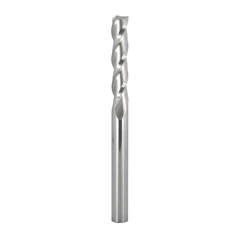 0.125" (1/8") 3-Flute Square End Mill Solid Carbide 0.600" LOC 1/8" Shank 1.50" OAL