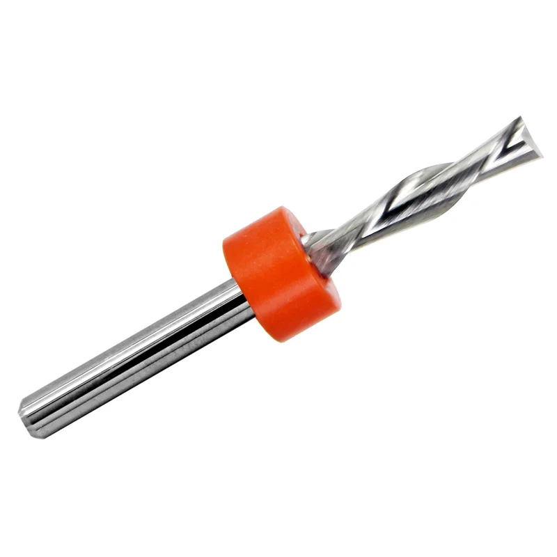 0.1250" (1/8") Down Cut End Mill  0.600" Depth | CNC Router Bit for Ice Sculpting, Wood, Plastic (M193)