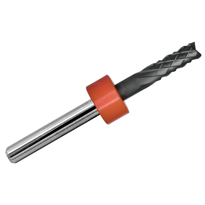 0.1250" (1/8) PCD Diamond Coated Carbide Router Bit - Fish Tail - Carbon Fiber & Composites
