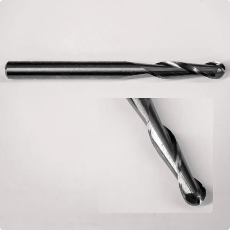 0.1250" (1/8") x .500" LOC Ball Nose Carbide End Mill - High Precision - Made in USA M223