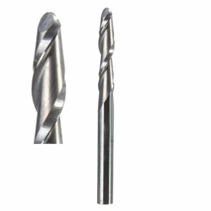 0.1250" (1/8") x .670" LOC Ball Nose Carbide End Mill - Extended Flute Length M135