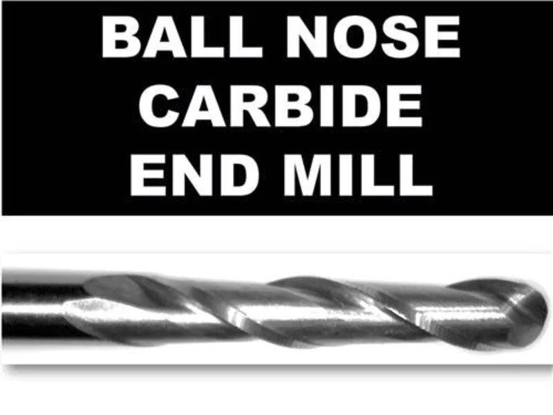 0.1250" (1/8") x .870" LOC Ball Nose Carbide End Mill - Extended Flute Length M137