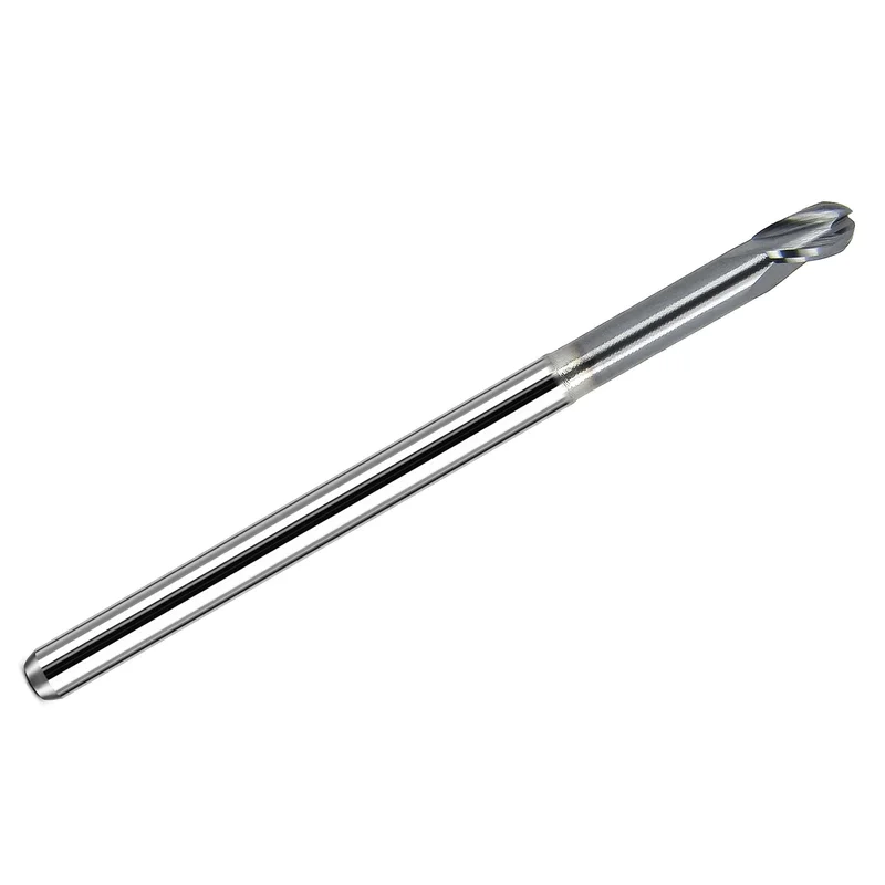 0.1875" (3/16") Kyocera 3-Flute Ball Nose Carbide End Mill AlTiN 1755-1875L1000 K096