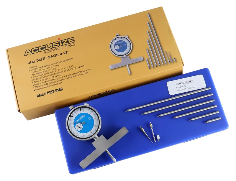 0-22" Dial Depth Gauge, P103-0189