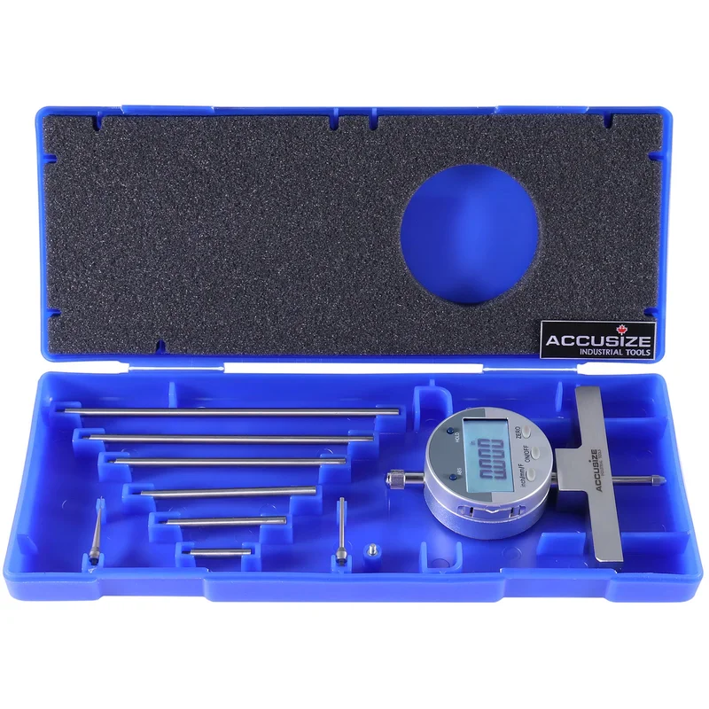 0-22" Electronic Digital Depth Gauge, Inch/Metric/Fractional, P103-0188