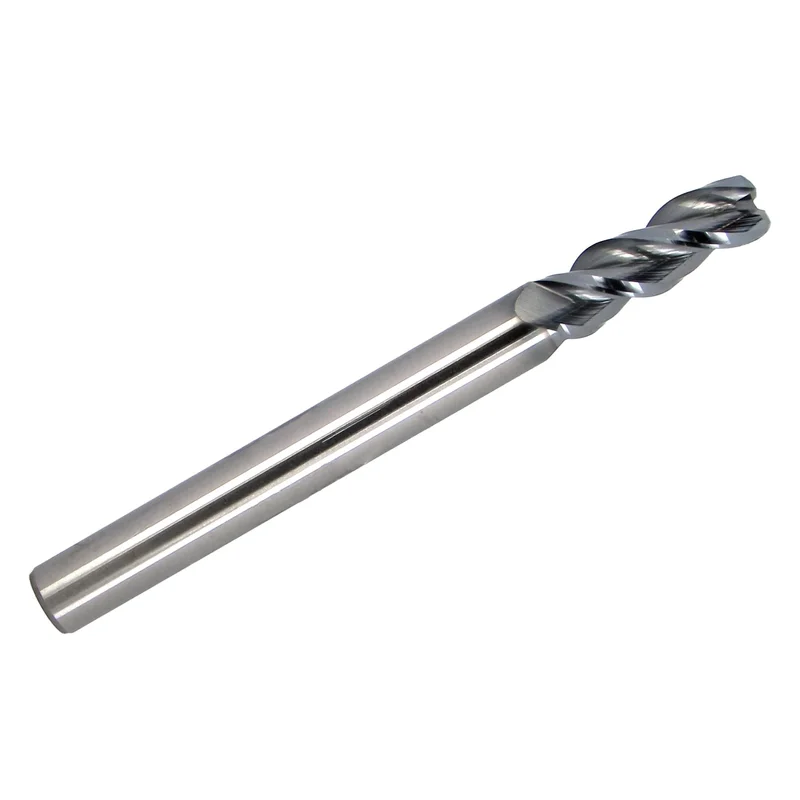 0.2362" (6mm) Carbide Corner Radius End Mill 3 Flute, 1mm Radius, Kyocera TITAN-AX K006