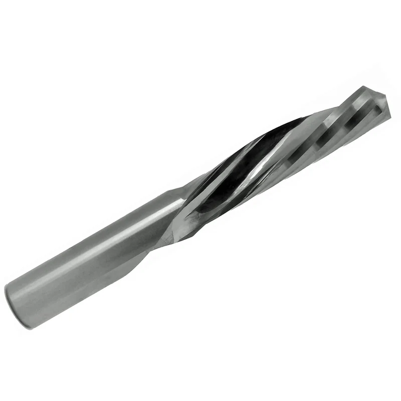 0.2500" (1/4") Down-Cut O-Flute Solid Carbide End Mill 1/4" Shank Aluminum & Plastics