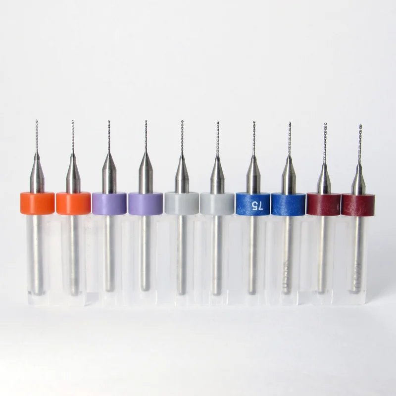 .0160".0225" / #78#74 Carbide Drill Bit Set 1/8" Shank 10 Pc S3