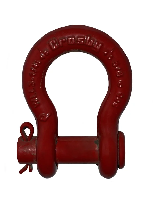 1-1/8" S-213 Round Pin Anchor Shackle | 9-1/2T