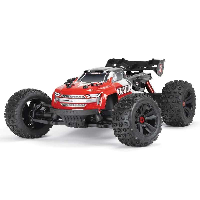 1/10 Kraton 4x4 4S BLX Speed MT (Requires battery & charger): Red: ARA4408V2T3