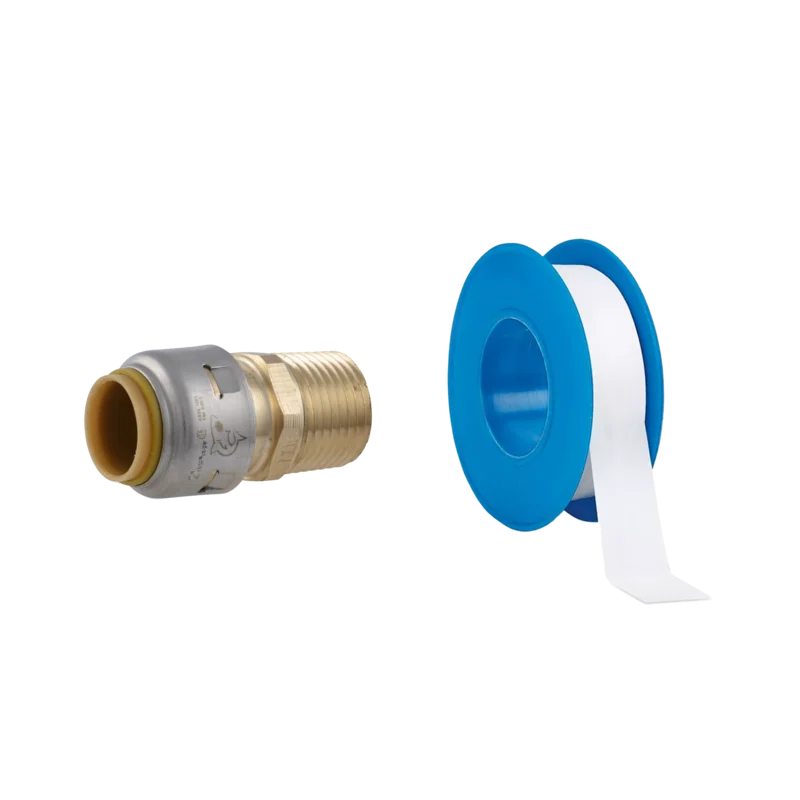 1/2" Sharkbite Max Brass Push-Fit Male Plumbing Adapter