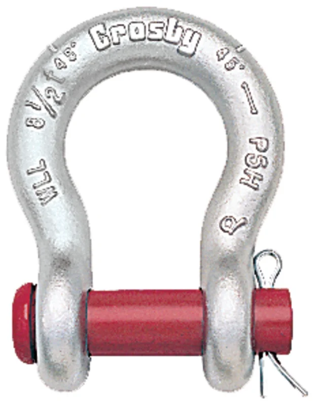 1/4" G-213 Round Pin Anchor Shackle | 1/2T