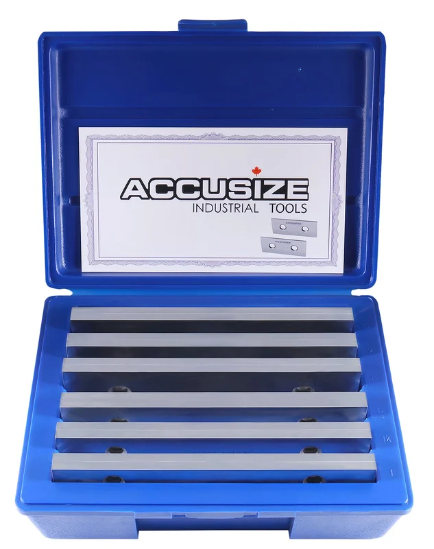 1/4" Thick Matched Pairs, 8" Length, 6-Pair Precision Parallel Set, EG10-1438