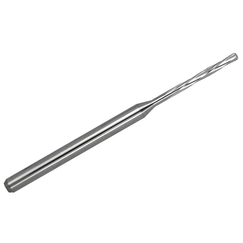 1.46mm (.0575") Carbide Spiral Reamer 4 Flute 3mm Shank Hertel USA K026