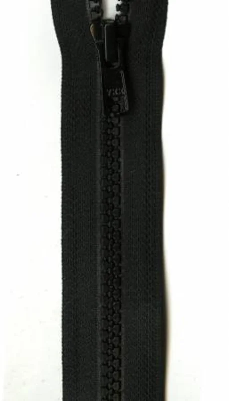 10" 1-way Separating Zipper in Black