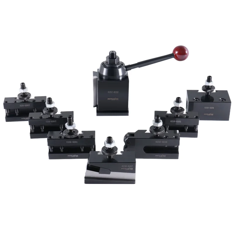 10-15" Wedge Type Quick Change Tool Post 8 Pcs/Set for 200 BXA, #0251-0228