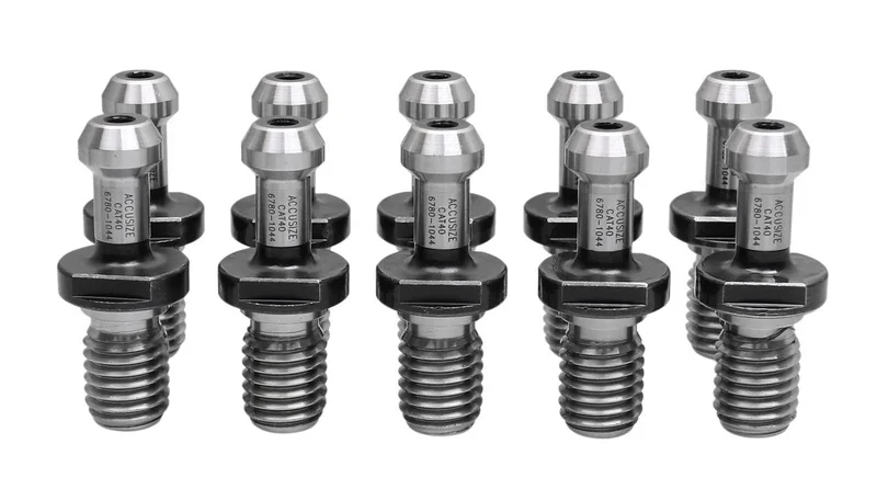 10 Pcs of Style C, CAT40 Pull Stud Retention Knob with Coolant Hole, #6780-1044