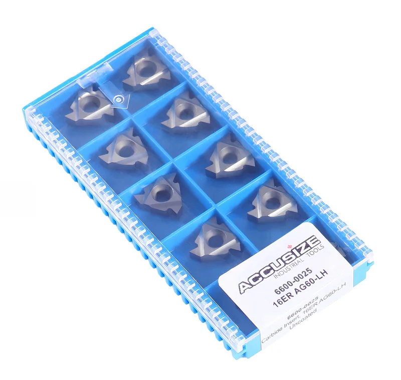 11ER A60-LH, 16ER A60-LH, Carbide Threading Inserts for Cutting Aluminum , 10 Pcs/Box