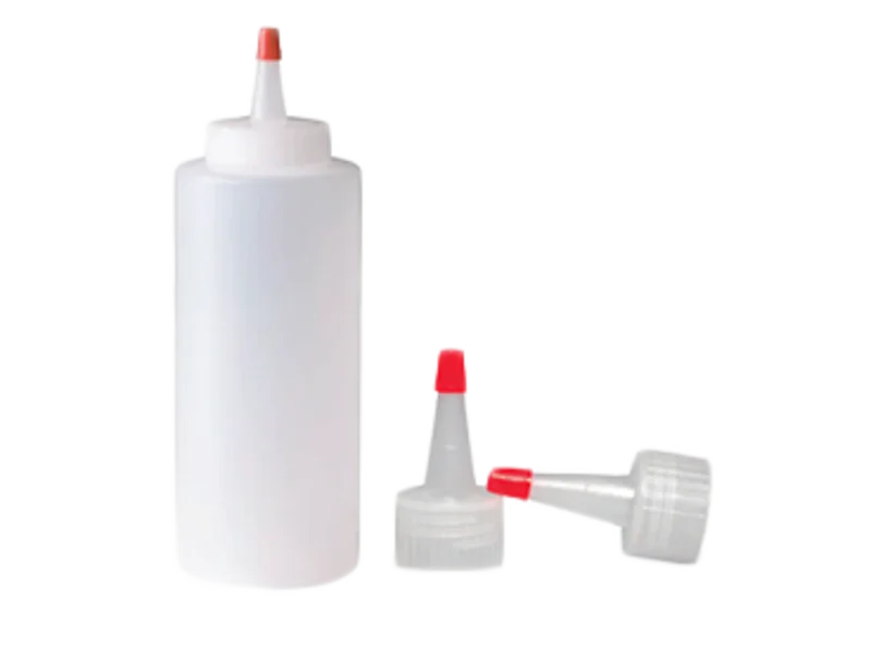 12 Oz  Plastic Wax Bottle With Yorker Tip