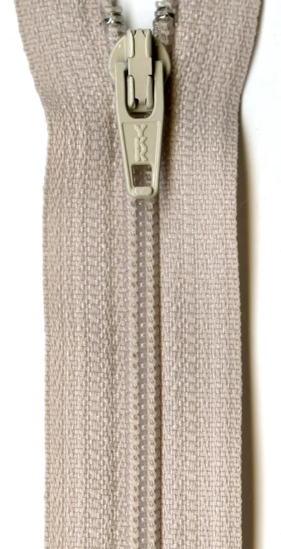 14" Ziplon Zipper: Bone